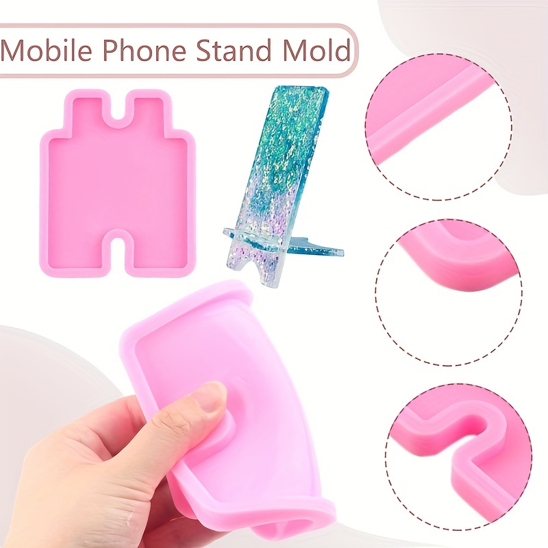 휴대폰 거치대용 실리콘 몰드 1세트 및 레진 주조 몰드 - Resin Art Guide 리뷰 및 가격