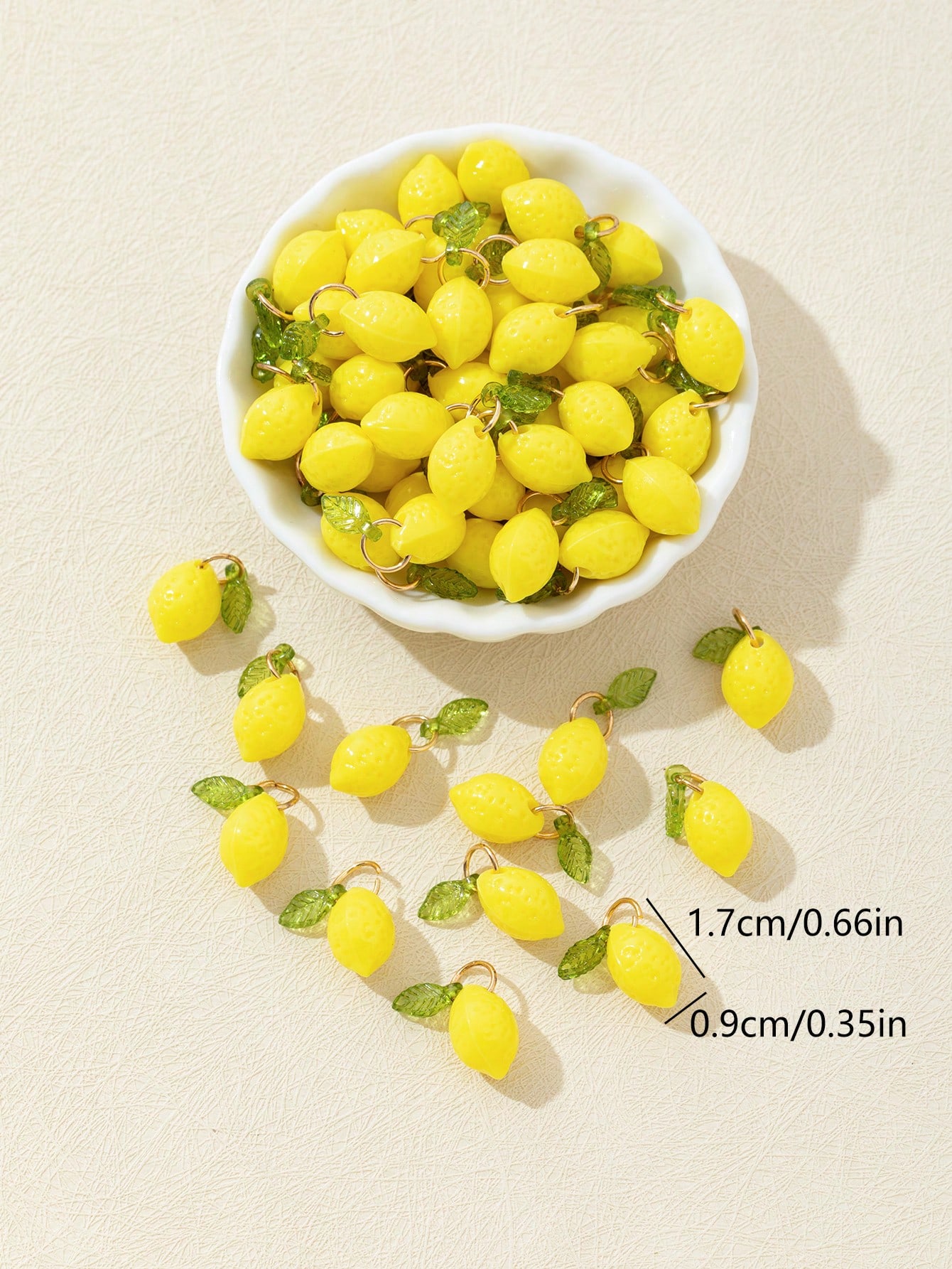 10Pcs 3D 레몬 수지 참 펜던트 귀여운 과일 DI - Resin Art Materials 리뷰 및 가격