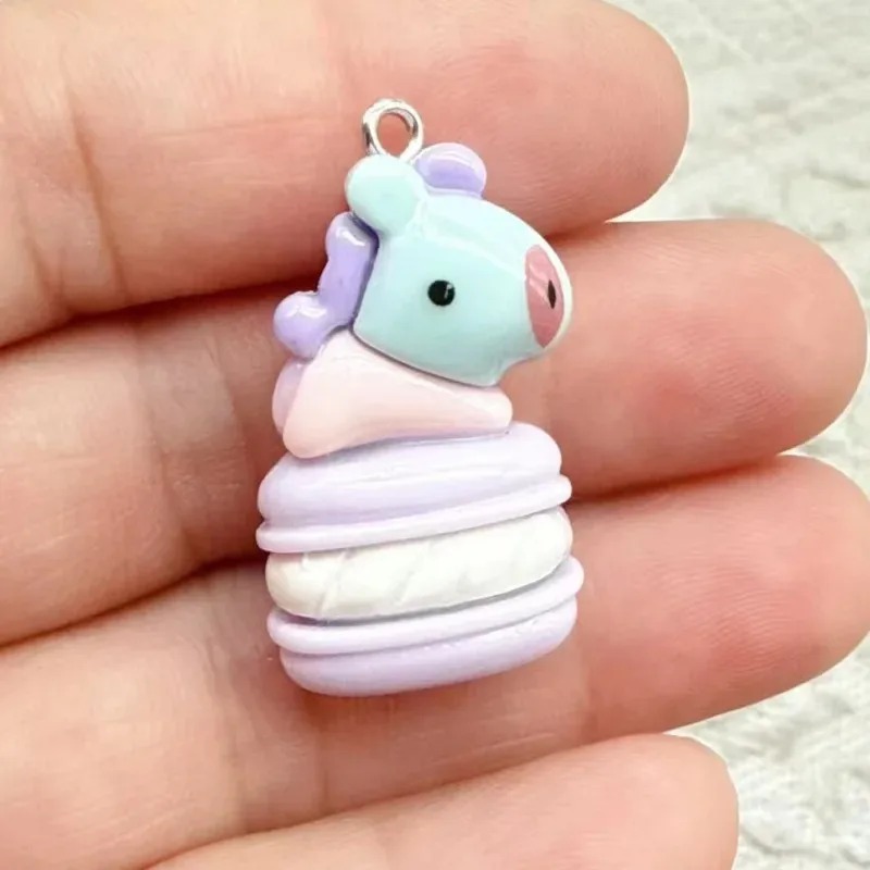 10개 혼합 만화 캐릭터 레진 참 장식품, DIY 수제 - Resin Art Materials 리뷰 및 가격